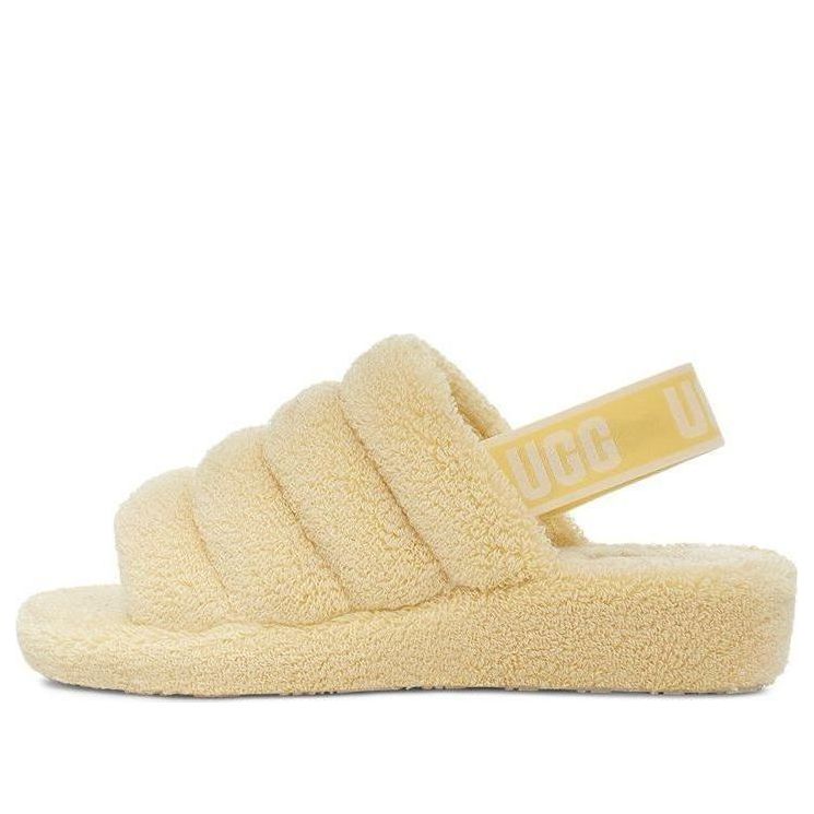 (WMNS) UGG Fluff Yeah Terry 'Yellow' 1127116-BPDD