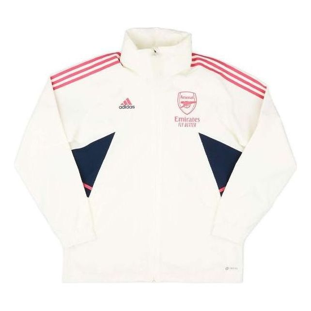 adidas 2022-2023 Arsenal Rain Jacket 'White' HT4453