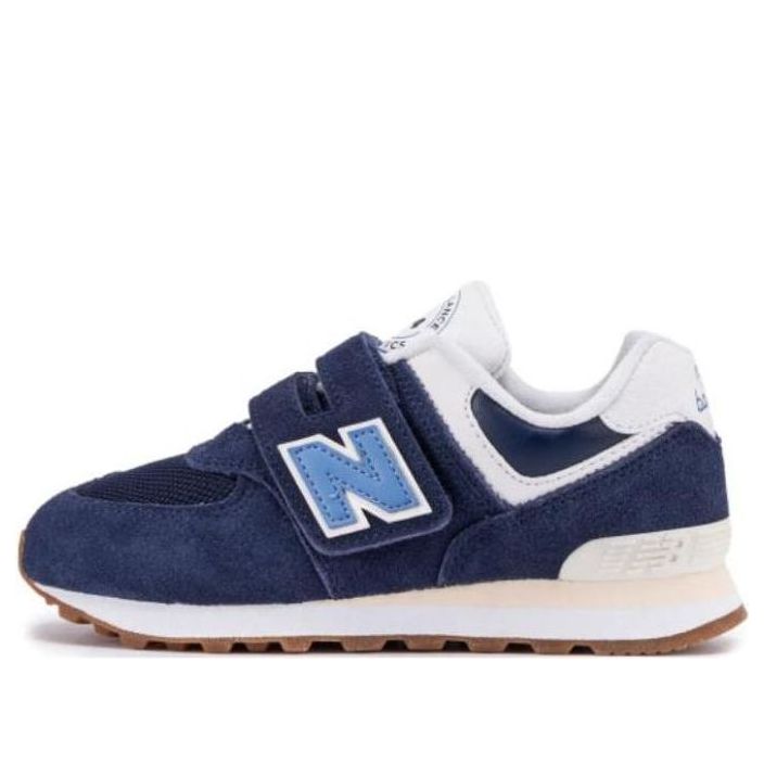 (PS) New Balance 574 Hook & Loop Shoes 'Blue White' PV574CU1