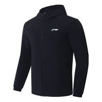 Li-Ning Logo Running Windbreaker 'Black' AFDS365-6