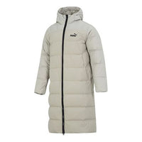 PUMA Hooded Down Coat Jacket 'White' 672435-68