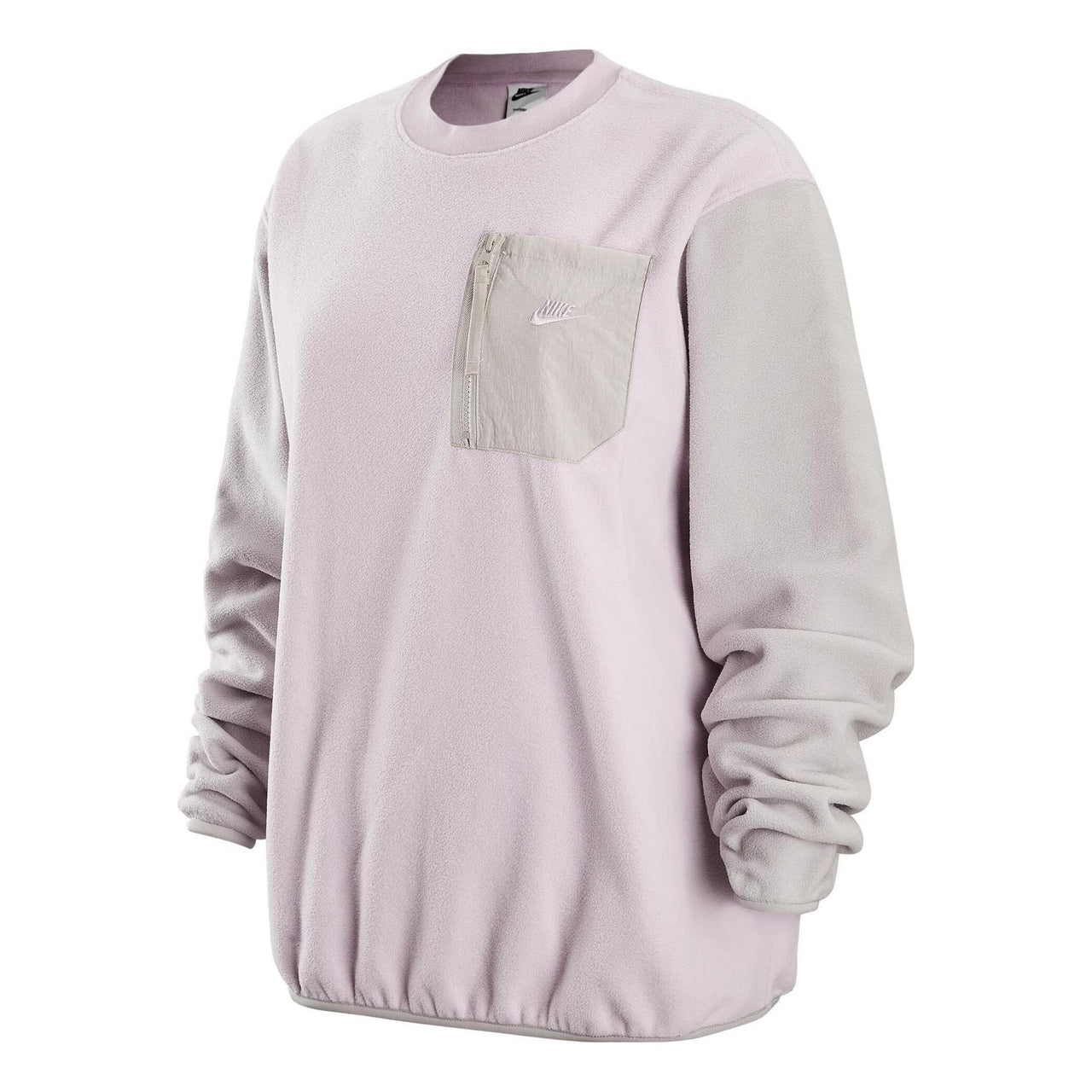 Nike Utility Pack Colourblock Polar Fleece Sweat 'Light Pink Purple' FD2376-576