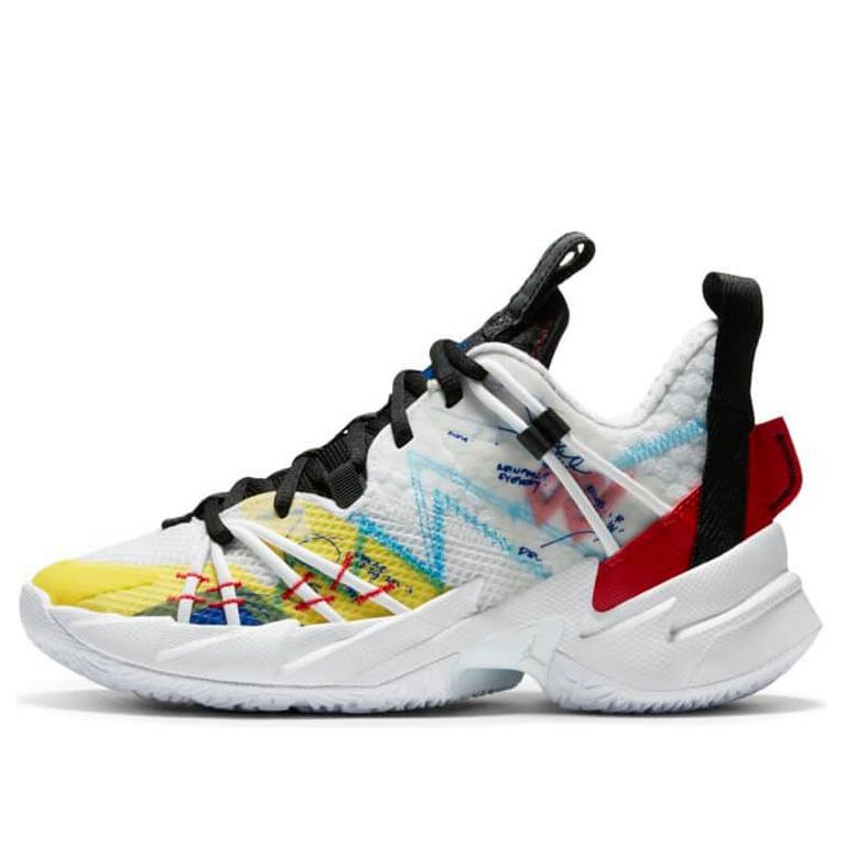 (GS) Air Jordan Why Not Zer0.3 SE 3 'White Yellow Red' CN8107-100