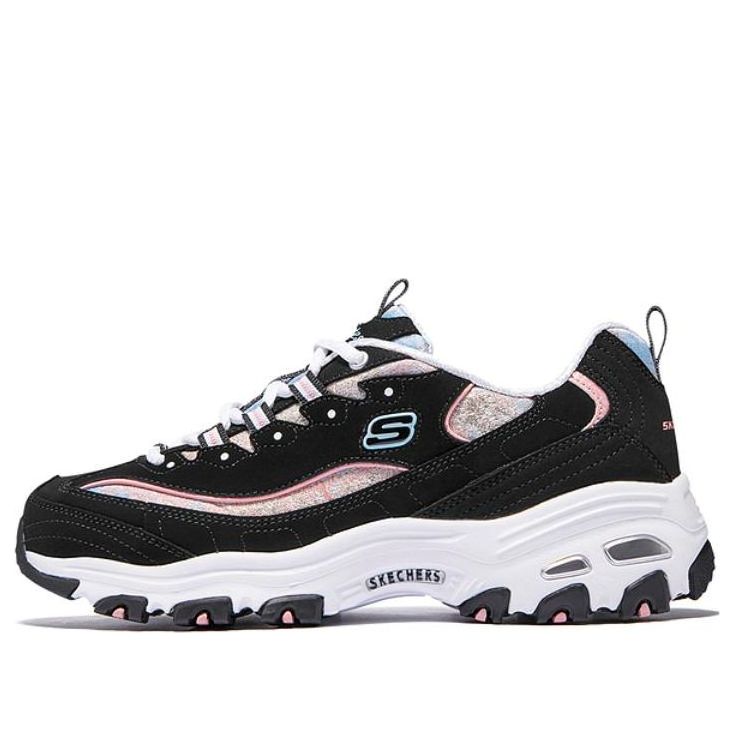 (WMNS) Skechers D'Lites Splendid Journey 'Black Multicolor' 149793-BKMT
