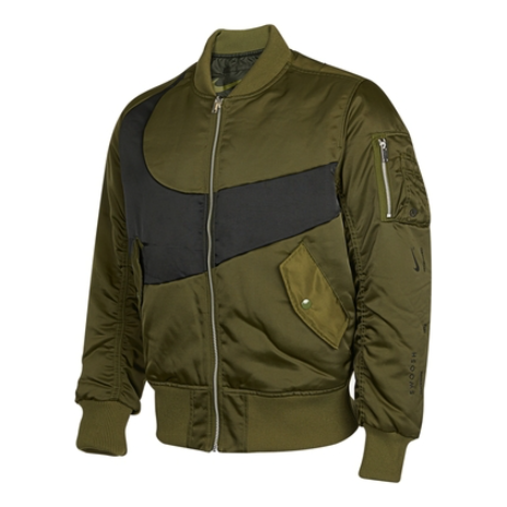 Nike Therma-FIT Synthetic Phil Reversible Bomber Jacket Asia Sizing 'Rough Green' DD6056-326