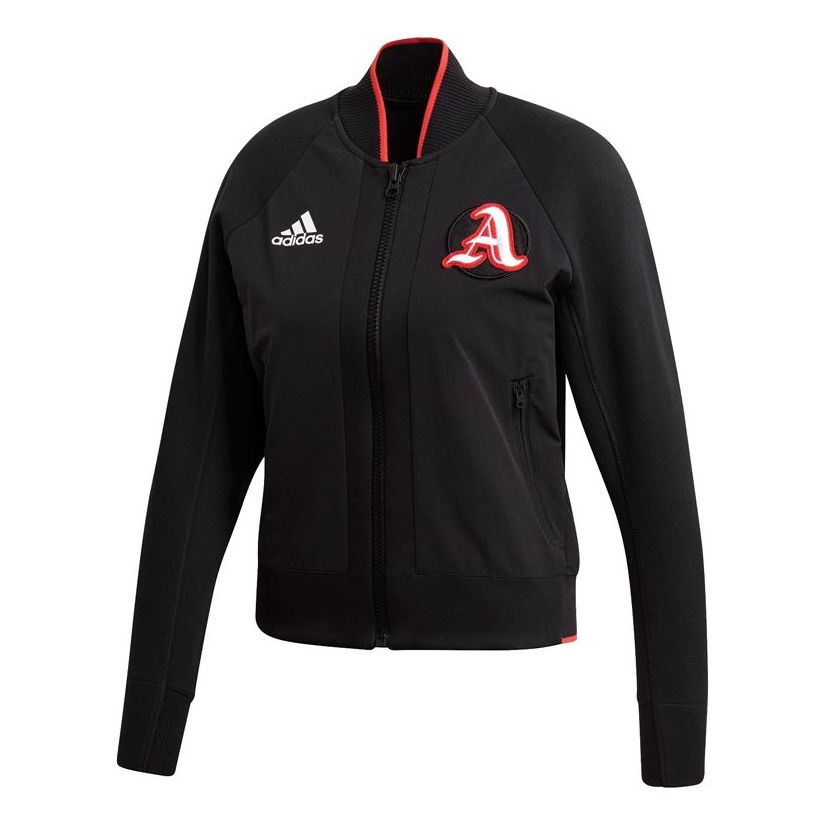 (WMNS) adidas Vrct JK Sports Stylish Long Sleeves Jacket Black FI9214