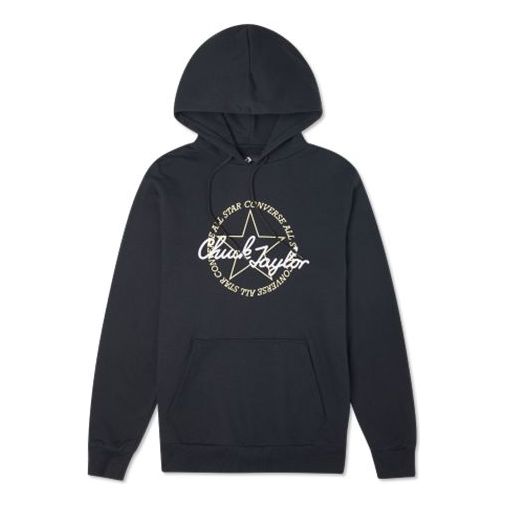 Converse Deconstructed Chuck Patch Pullover Hoodie 'Black' 10022265-A01