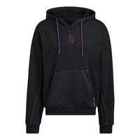 adidas Dame 8 Inn Hdy Basketball Sports Hooded Pullover Long Sleeves Black HE5464