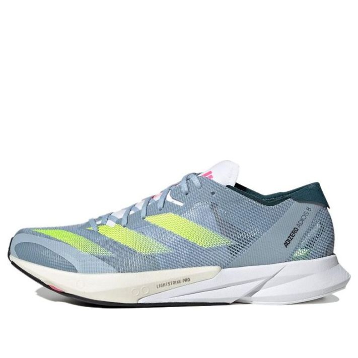 adidas Adizero Adios 8 Shoes 'Wonder Blue Lucid Lemon' H03615