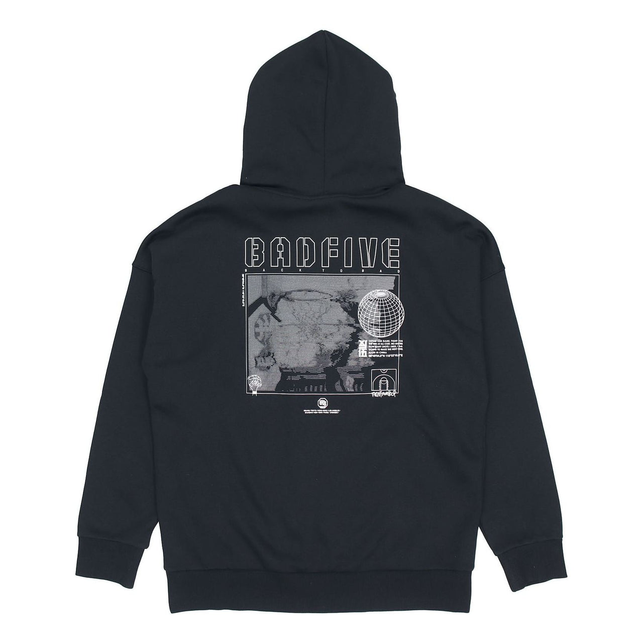 Li-Ning BadFive Hoops Graphic Hoodie 'Black' AWDQ767-3