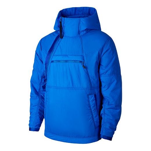 Men's Nike Sports Hooded Padded Jacket Royal Blue BV4790-480