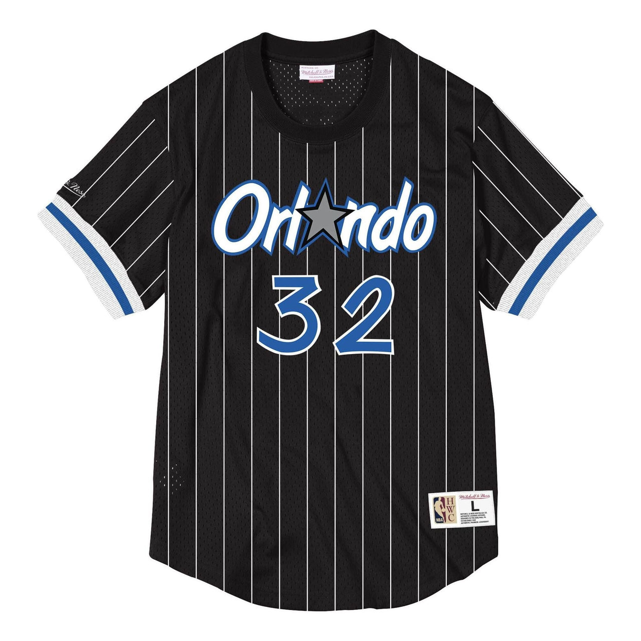 Mitchell & Ness x NBA Orlando Magic Name and Number Mesh T-shirt 'Shaquille O'Neal 32' NNMPSC19040-OMABLCK94SON