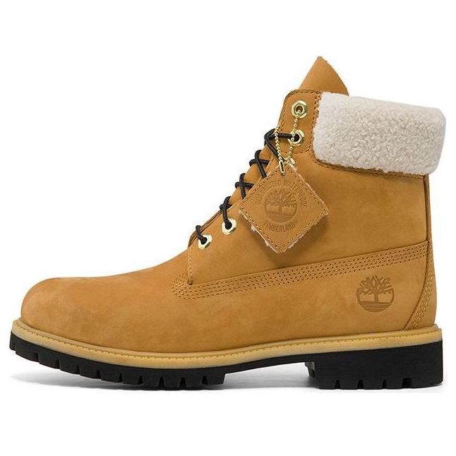(WMNS) Timberland 6 Inch Premium Shearling Boots 'Wheat Nubuck' A2GMD