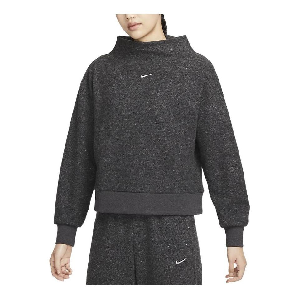 (WMNS) Nike Therma Fit Mock Neck Training Top 'Grey' DQ6254-032
