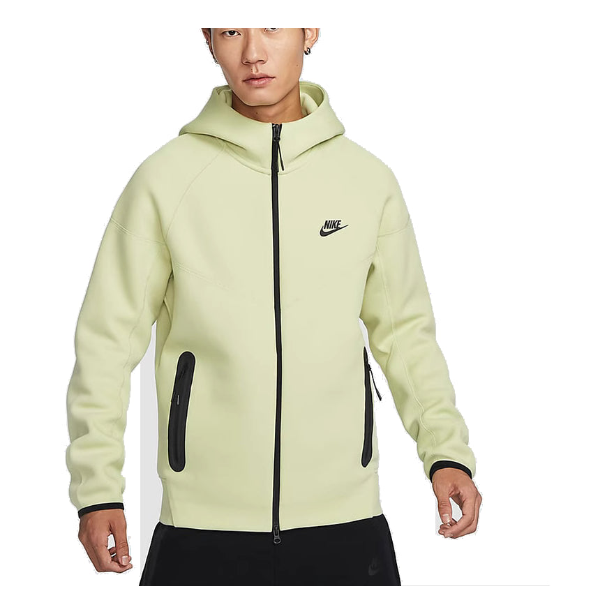 Nike Tech Fleece Full-Zip Windrunner Hooded Jacket Asia Sizing 'Yellow Green' FB7922-371