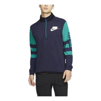 Nike AS M WILD RUN MIDLAYER stripe sleeves 'Navy' BV5604-498