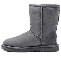 (WMNS) UGG Classic Short II Fleece Lined Gray 1016223-GREY