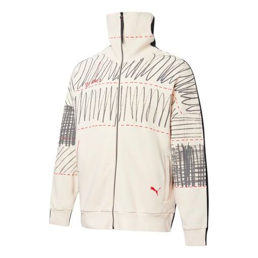 PUMA X Michael Lau Two Face FZ Track Jacket 'Beige' 530355-75