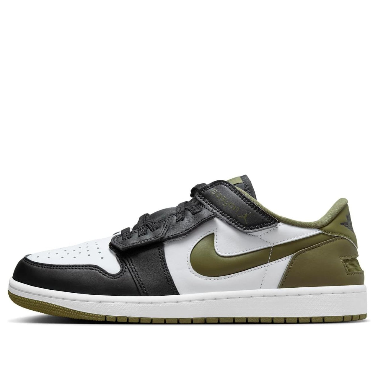 Air Jordan 1 Low EasyOn 'White Black Medium Olive' DM1206-102