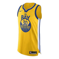 Nike NBA Jersey Basketball Jersey/Vest AU Player Edition Golden State Warriors Yellow AT9842-728