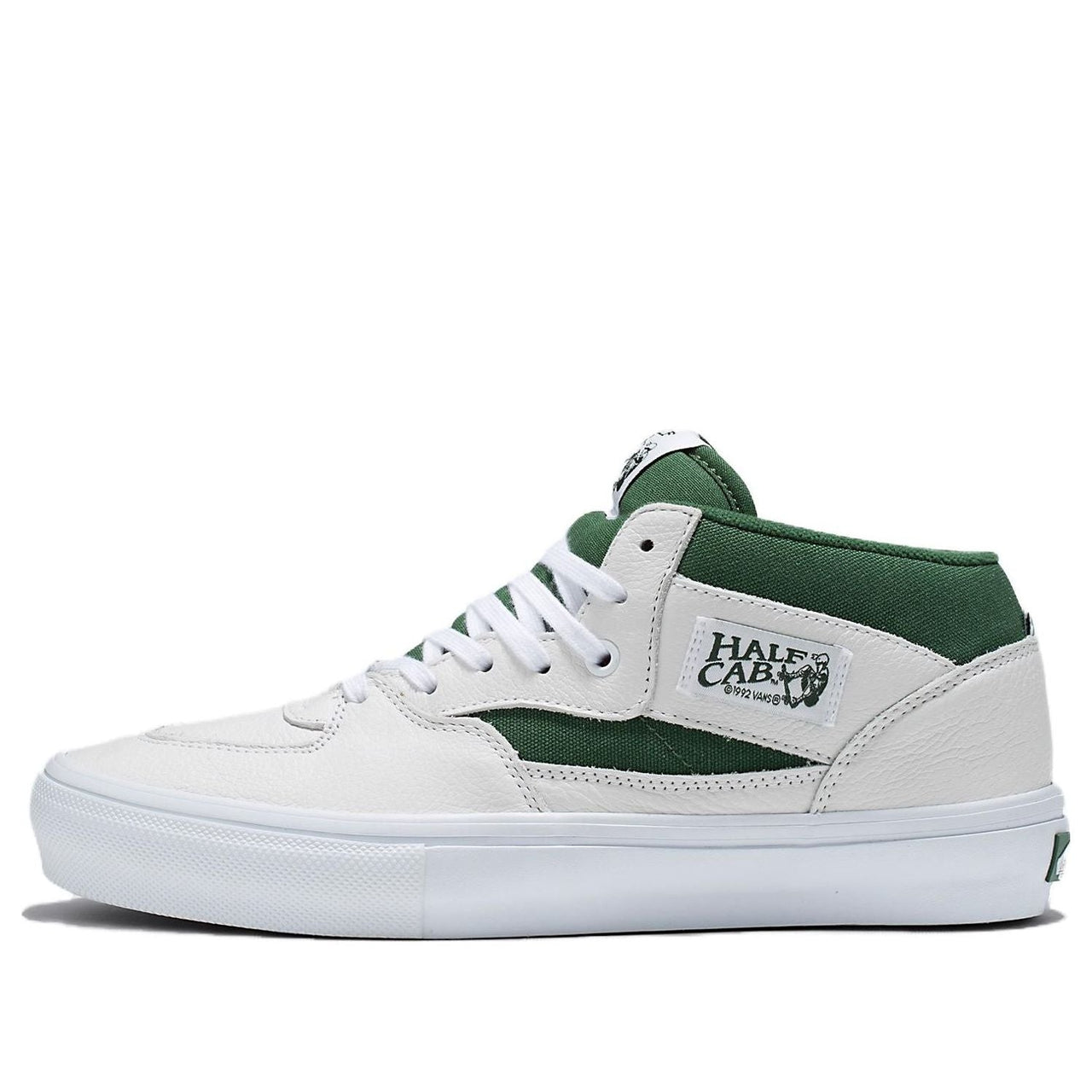 Vans Half Cab Skate 'White Green' VN0A5FCDWGR