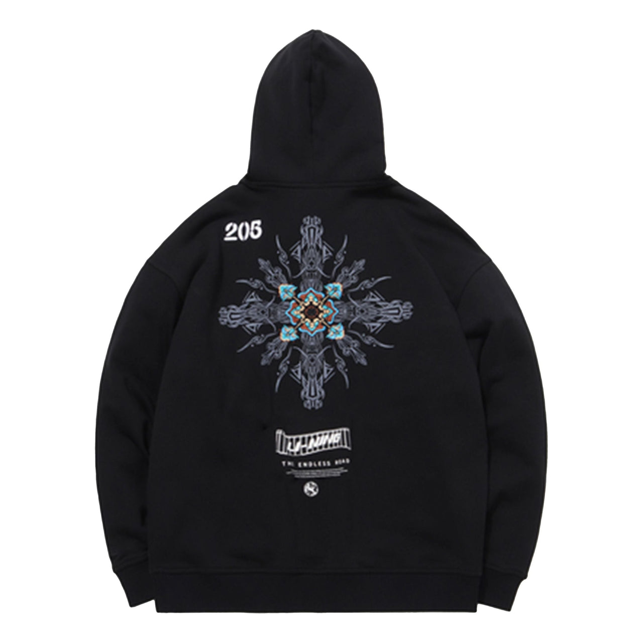 Li-Ning Cheng Feng Series x Dunhuang Museum Crossover Sports Pullover 'Black' AWDQC51-3