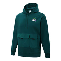 PUMA Camping Sportswear Mountain Hoodie 'Green' 537392-24