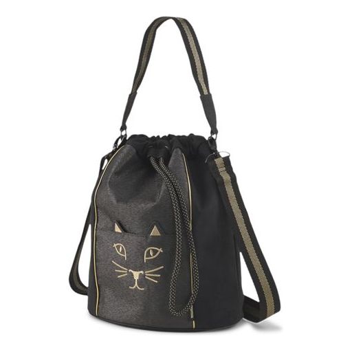 (WMNS) PUMA X Charlotte Olympia Bucket Bag 'Black' 077428-01