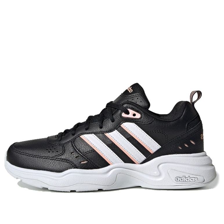 (WMNS) adidas neo Strutter 'Black White Pink' FV0427