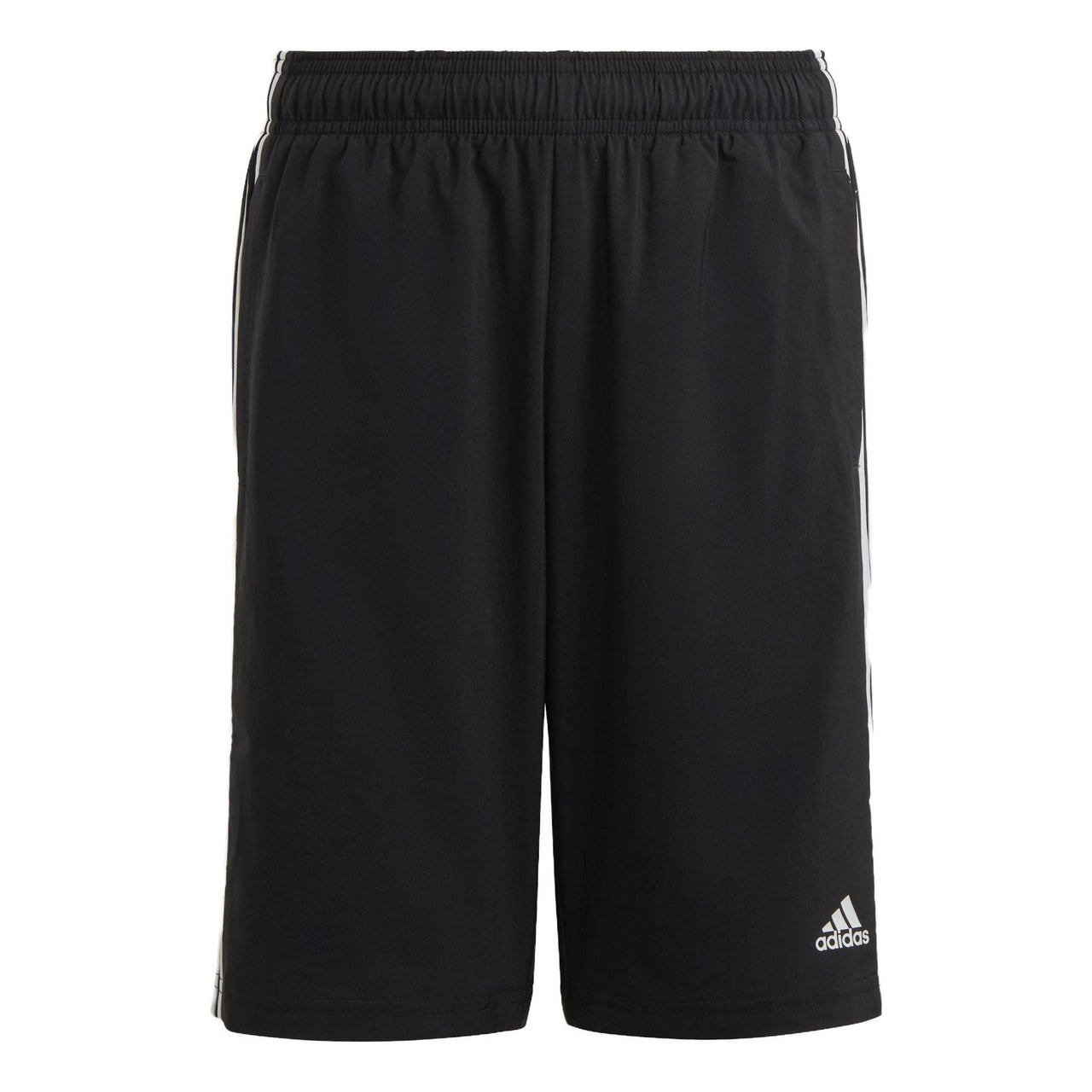 (GS) adidas Black Essentials 3-Stripes Woven Shorts 'Black' HR6332