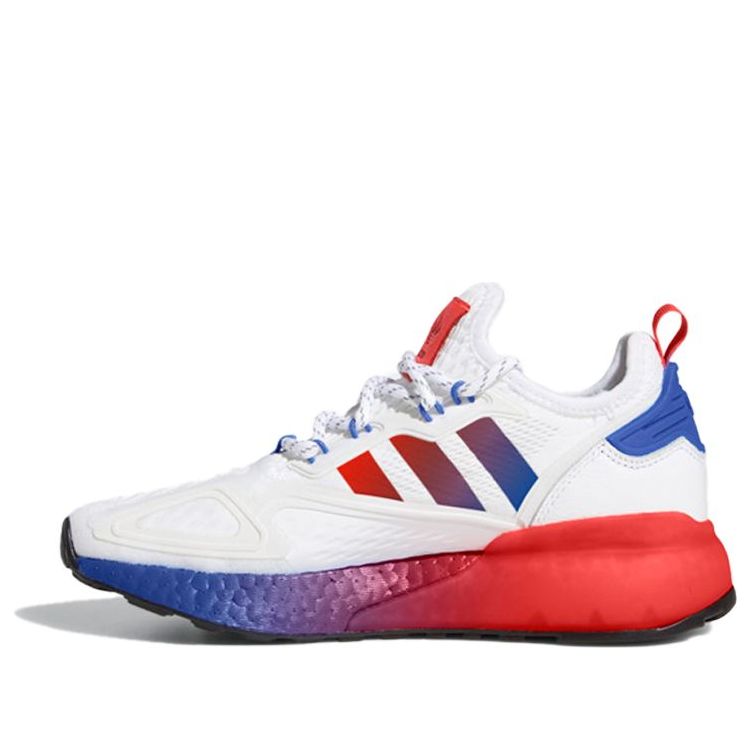 (GS) adidas ZX 2K Boost J 'White Solar Red' FX9519