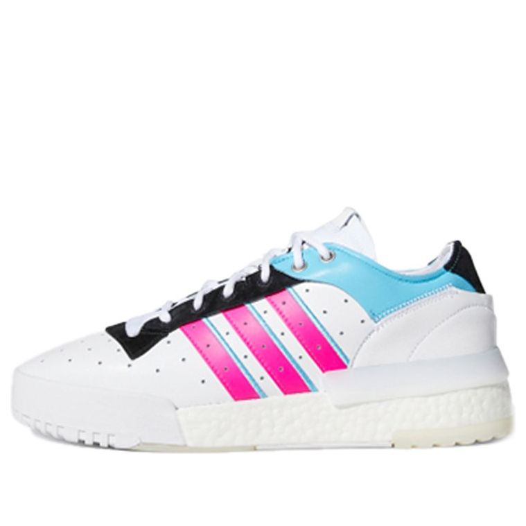 (WMNS) adidas Rivalry Rm Low 'White Black Blue' FV4183