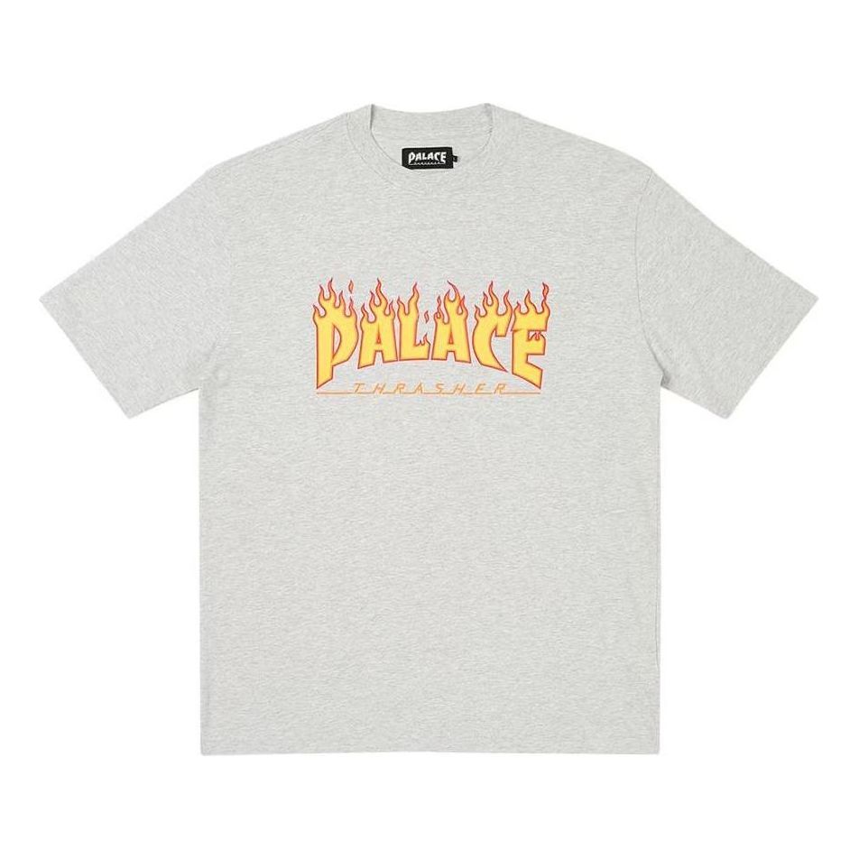 Palace x Thrasher T-shirt 'Grey Marl' P25THTS003