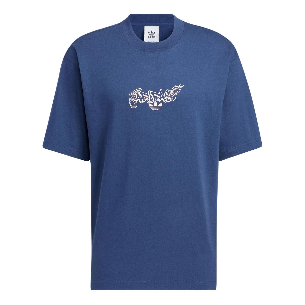 adidas originals Alphabet Printing Sports Short Sleeve Unisex Blue H49560