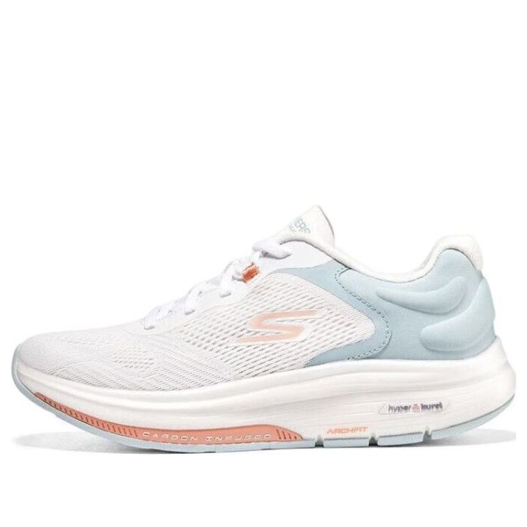 (WMNS) Skechers Gowalk Workout Walker 'White Light Blue' 124946-WLB