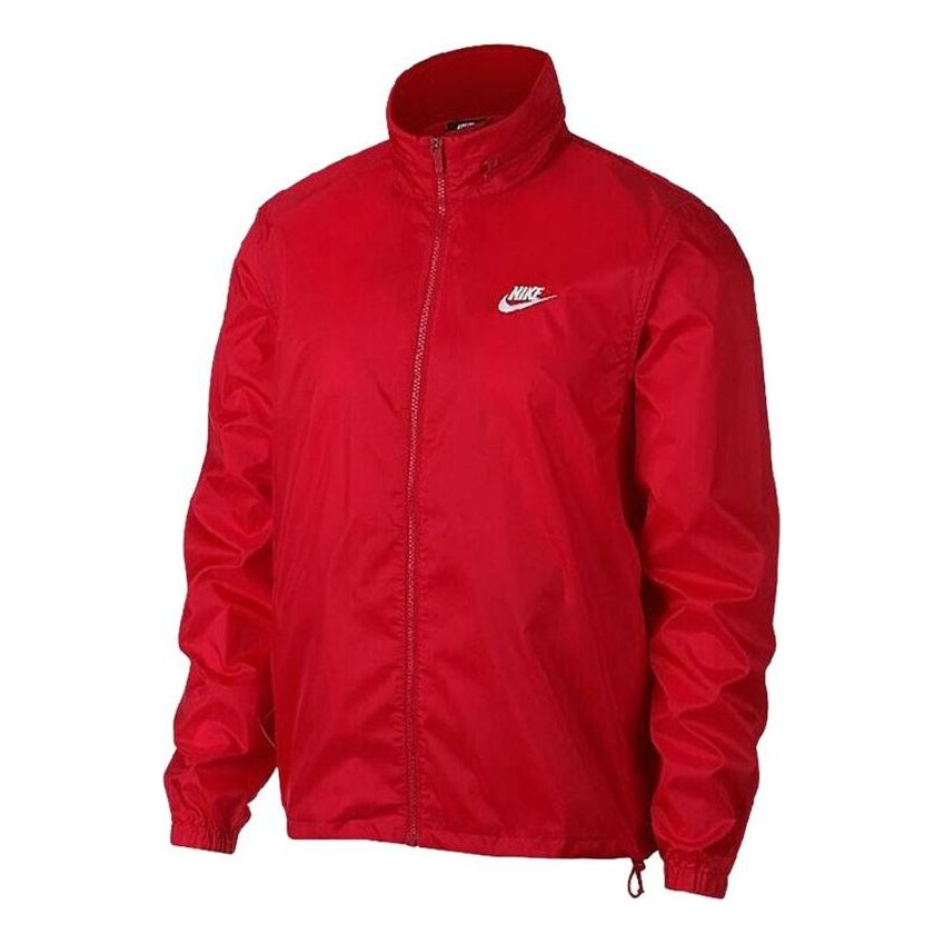 Nike Logo Windbreaker Jacket 'Red' AR2239-657