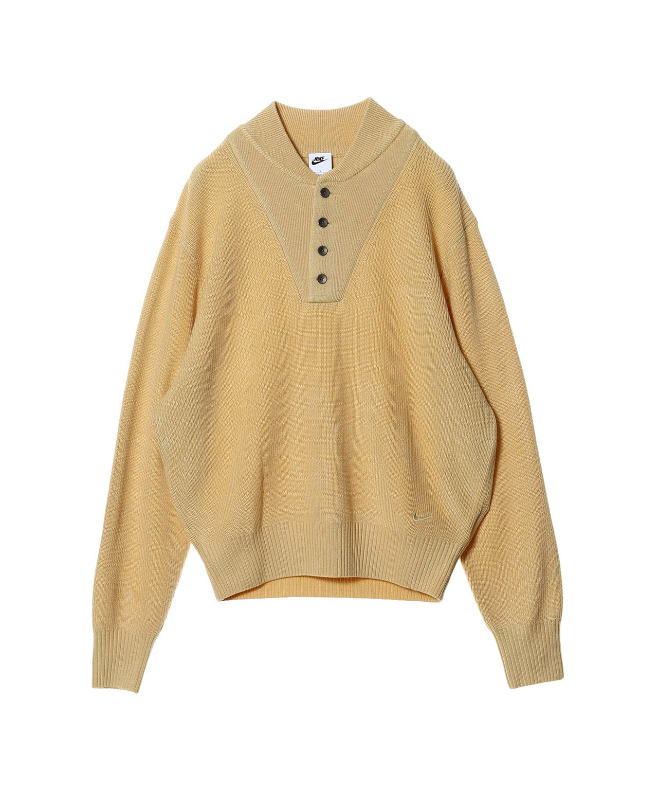 Nike Long-Sleeve Military Henley Sweater 'Beige' FN3119-252