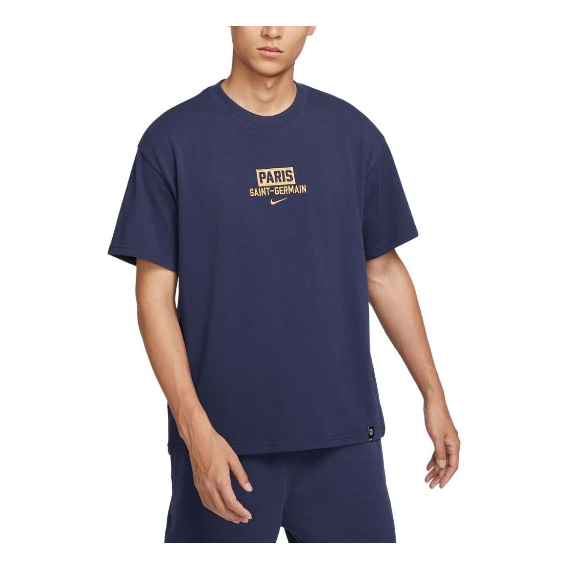 Nike Paris Saint-Germain Max90 T-shirt Asia Sizing 'Midnight Navy' HF0847-410
