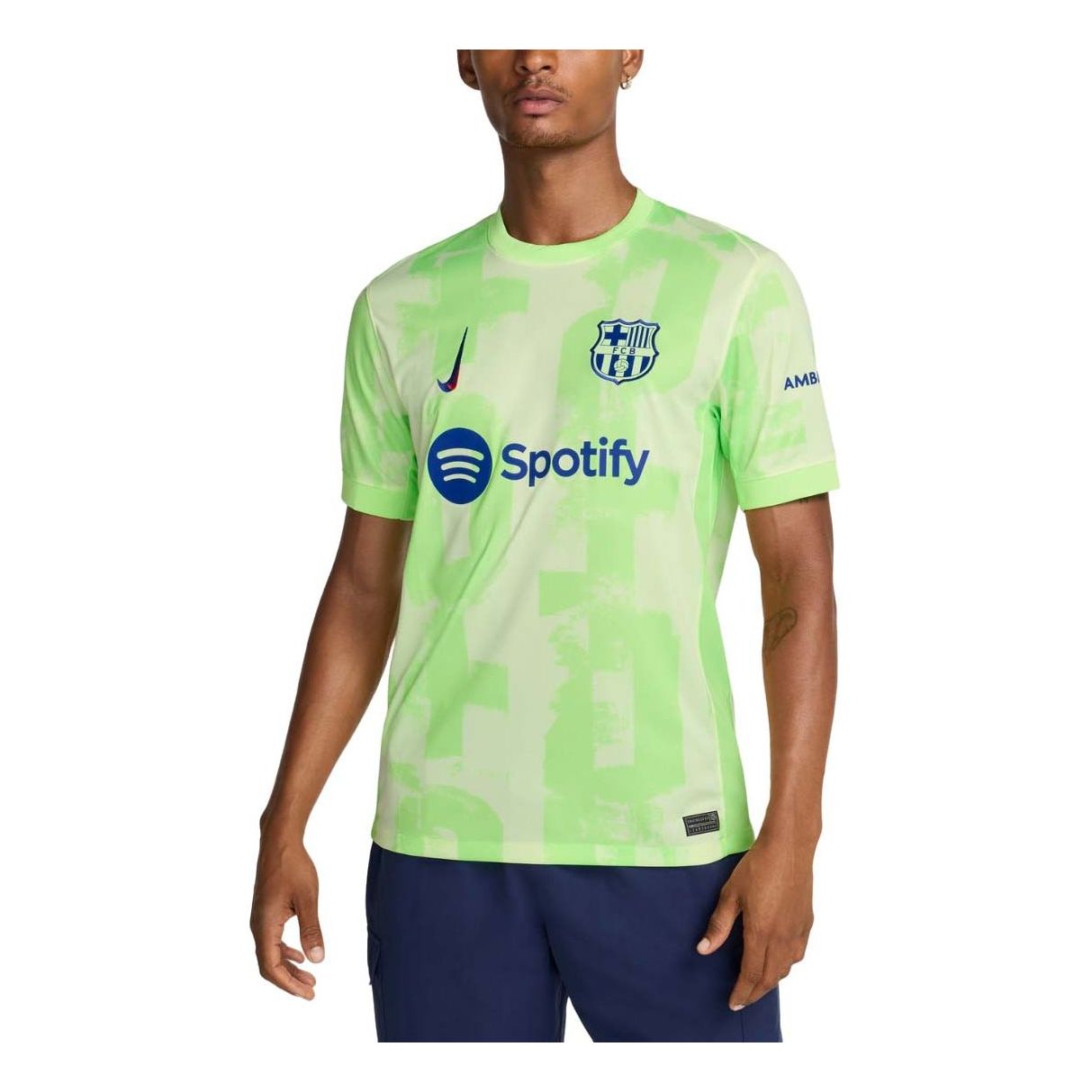 Nike Dri-FIT FC Barcelona 2024/25 Stadium Third Football Jersey 'Barely Volt' FQ2022-702
