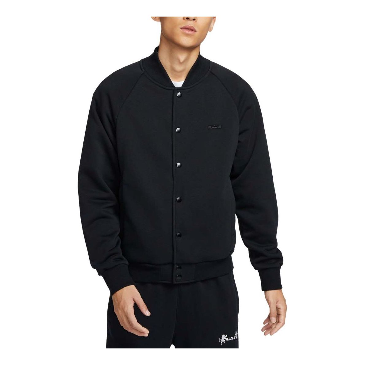 Nike LeBron Standard Issue Therma-FIT Basketball Jacket Asia Sizing 'Black Grey' FZ1035-010