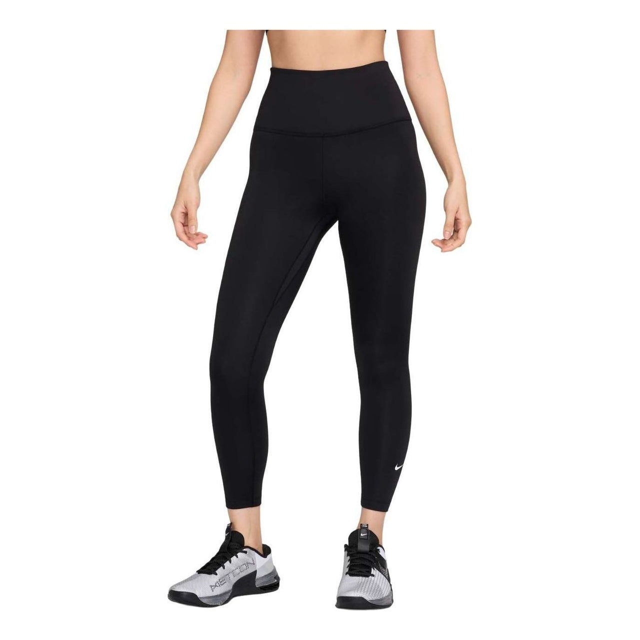 (WMNS) Nike Therma-FIT One High Waisted 7/8 Leggings Asia Sizing 'Black' FB8613-010