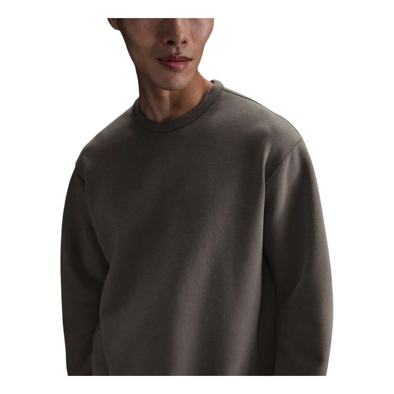 Nike 24.7 Impossiblysoft Dri-FIT Crew Asia Sizing 'Cave Stone' HQ6965-289
