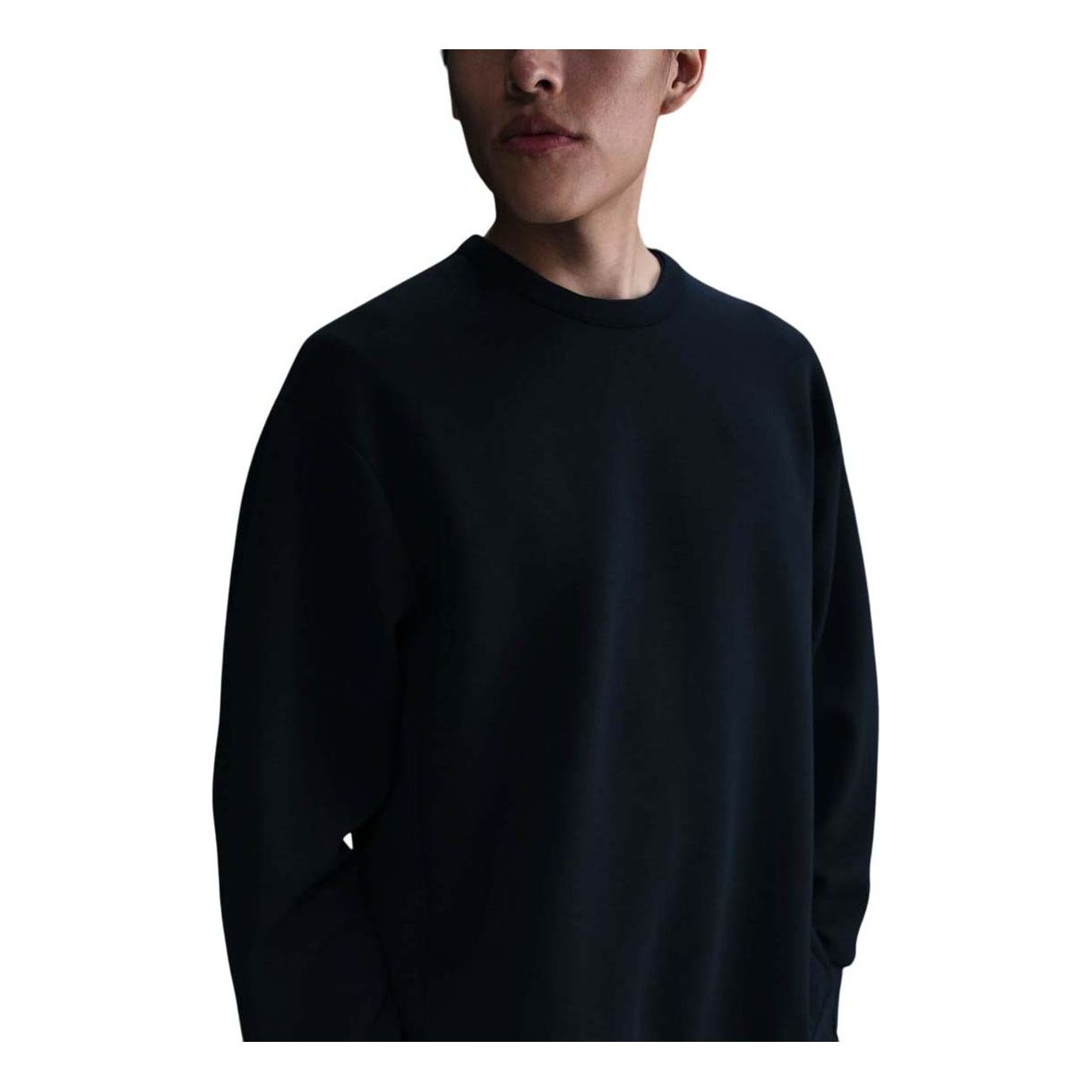 Nike 24.7 Impossiblysoft Dri-FIT Crew Asia Sizing 'Black' HQ6965-010
