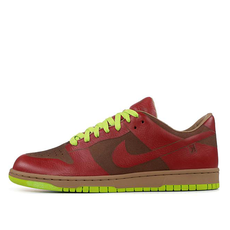 Nike Dunk Low 1 Piece 'Laser Varsity Red Chartreuse' 311611-661