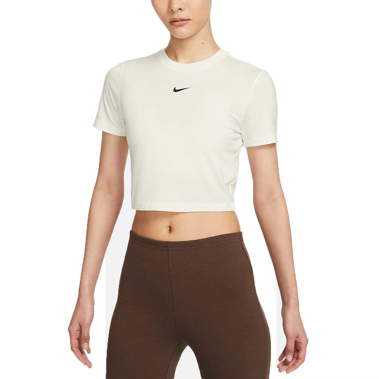 (WMNS) Nike Sportswear Essential Crop Top (Asia Sizing) 'White' FB2874-133