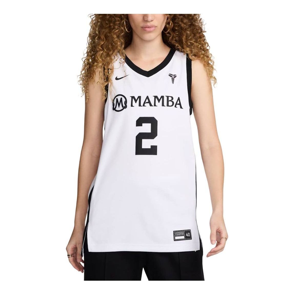Nike Gigi Bryant Mambacita Basketball Jersey 'White Black' HF7754-100