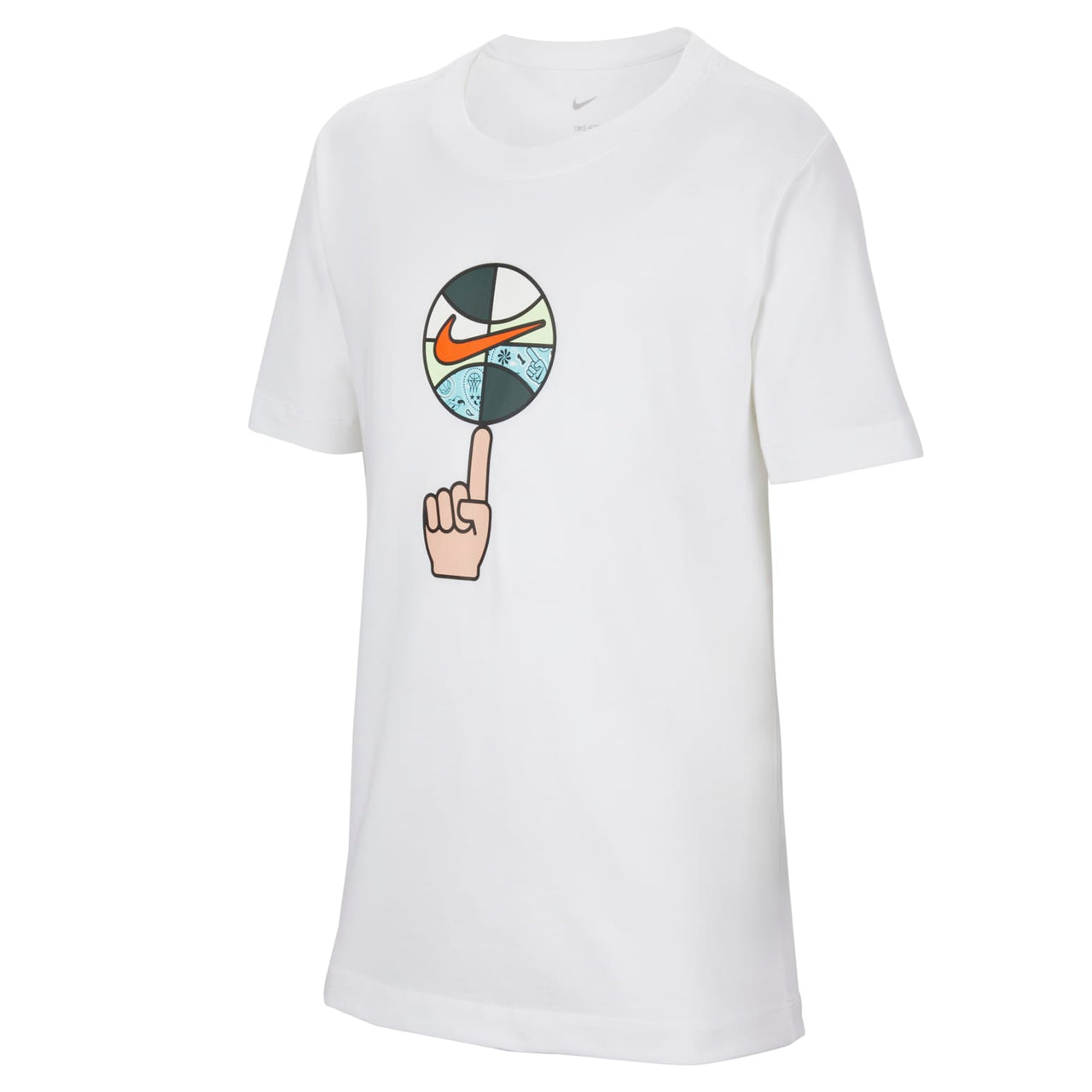 (GS) Nike Legend CHBL Dri-FIT T-shirt Asia Sizing 'White' HF6166-100
