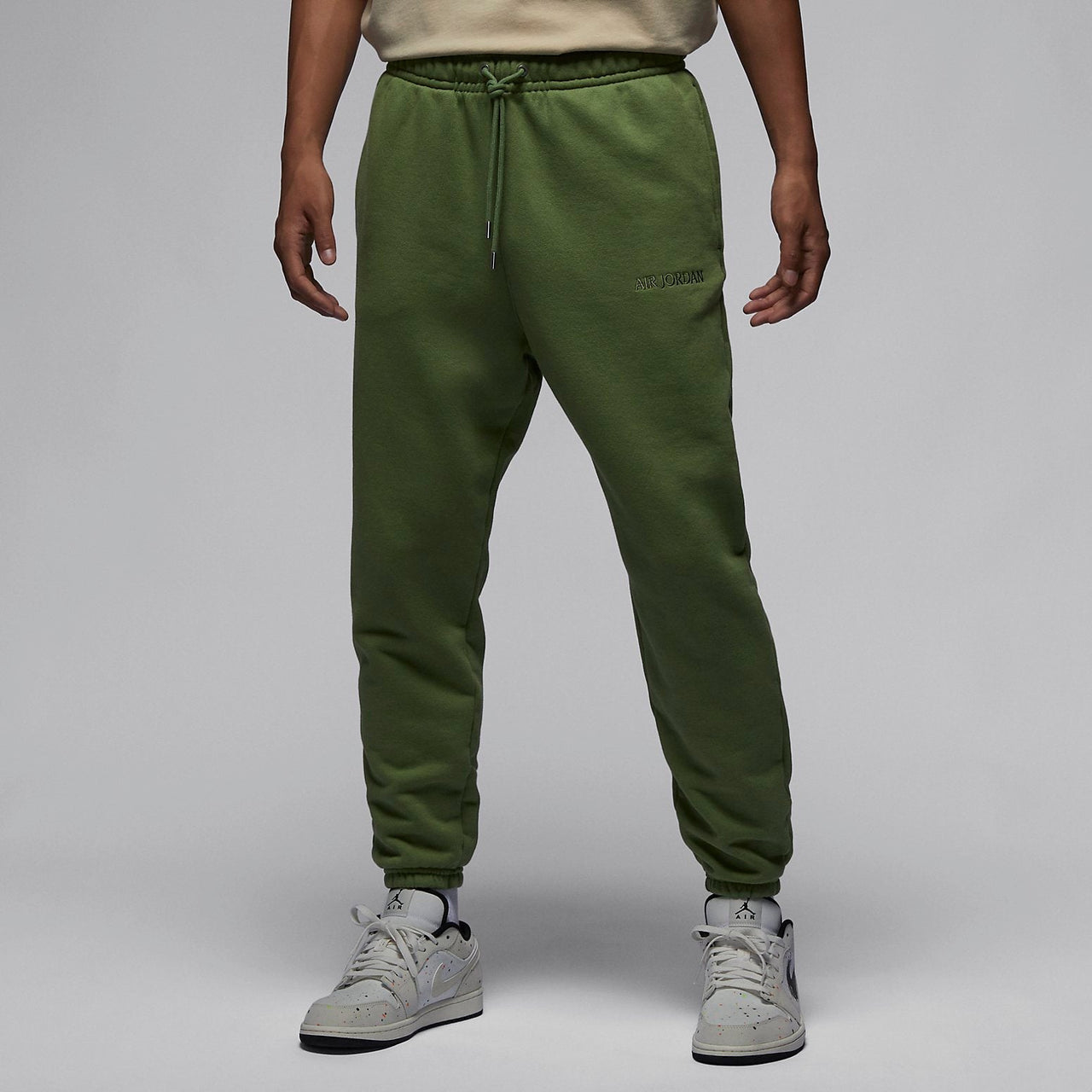 Air Jordan Wordmark Fleece Sweatpants 'Sky J Light Olive' FJ0697-340