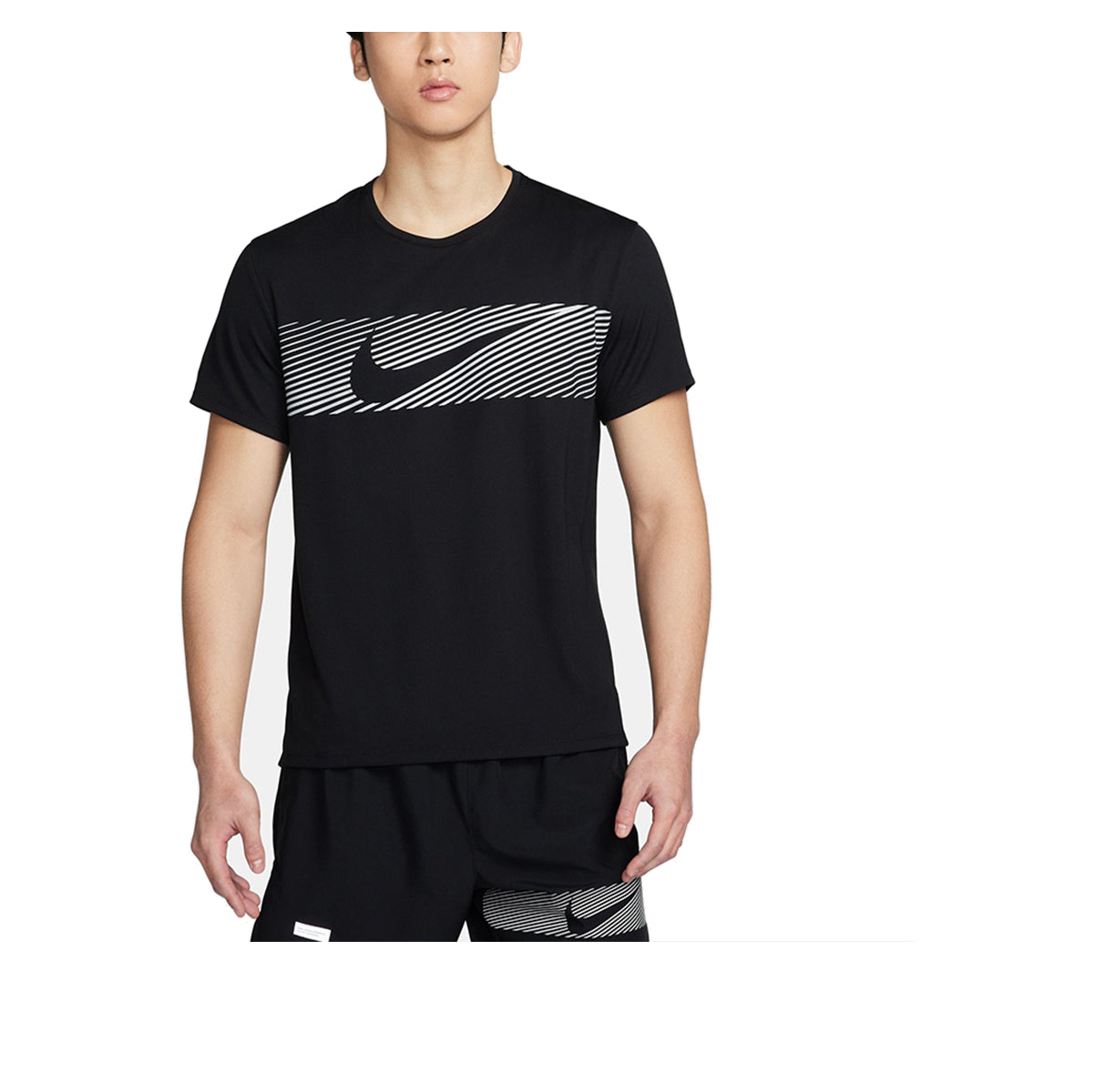 Nike Miler Flash Dri-FIT UV T-Shirt 'Black' FN3052-010
