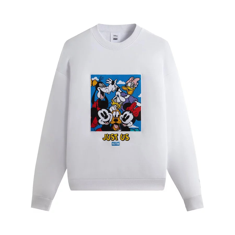 KITH x Mickey & Friends Family Portrait Vintage Crewneck 'White' KHM031753-101